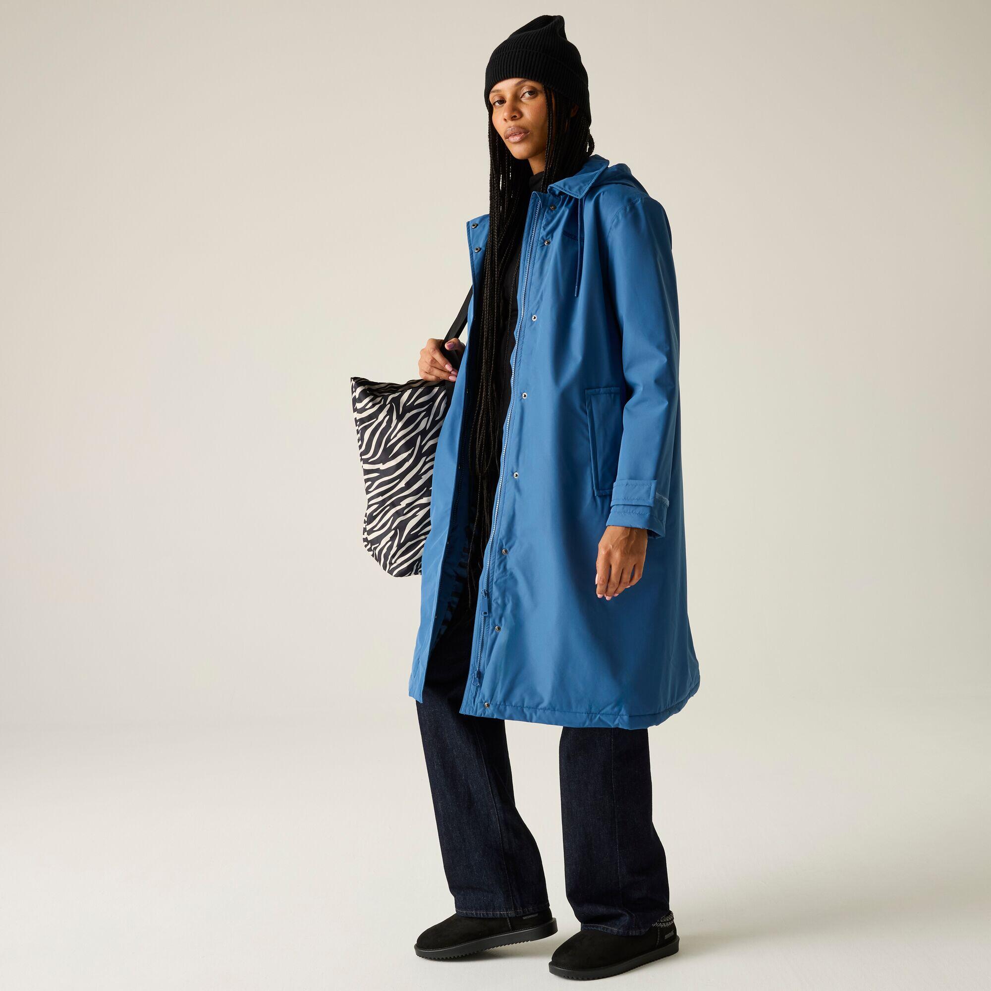 Orla ademende waterdichte isolerende Mac jas met capuchon voor dames 3/7