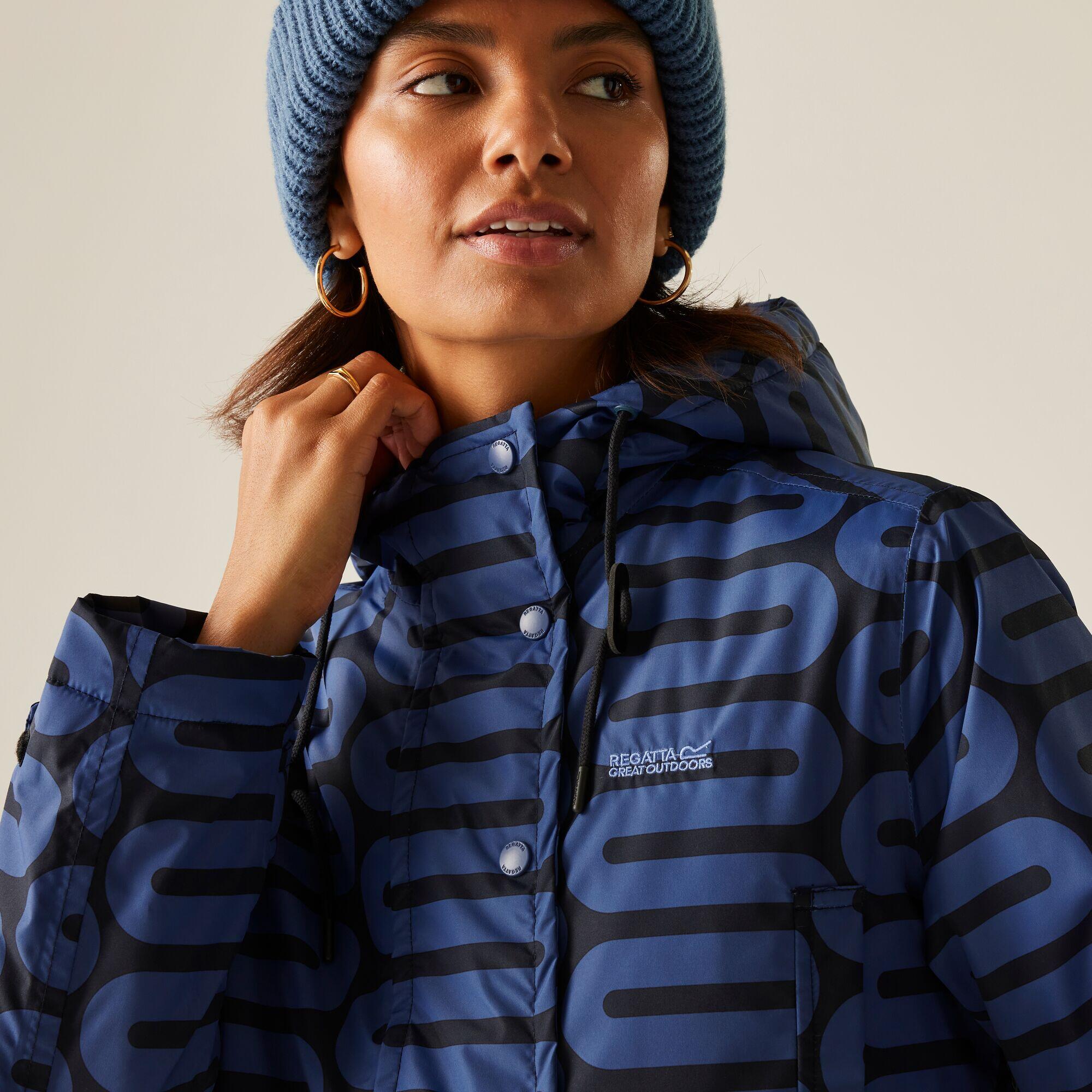 Veste mi-longue Orla à capuche, respirante, imperméable et isolée pour femme 4/7