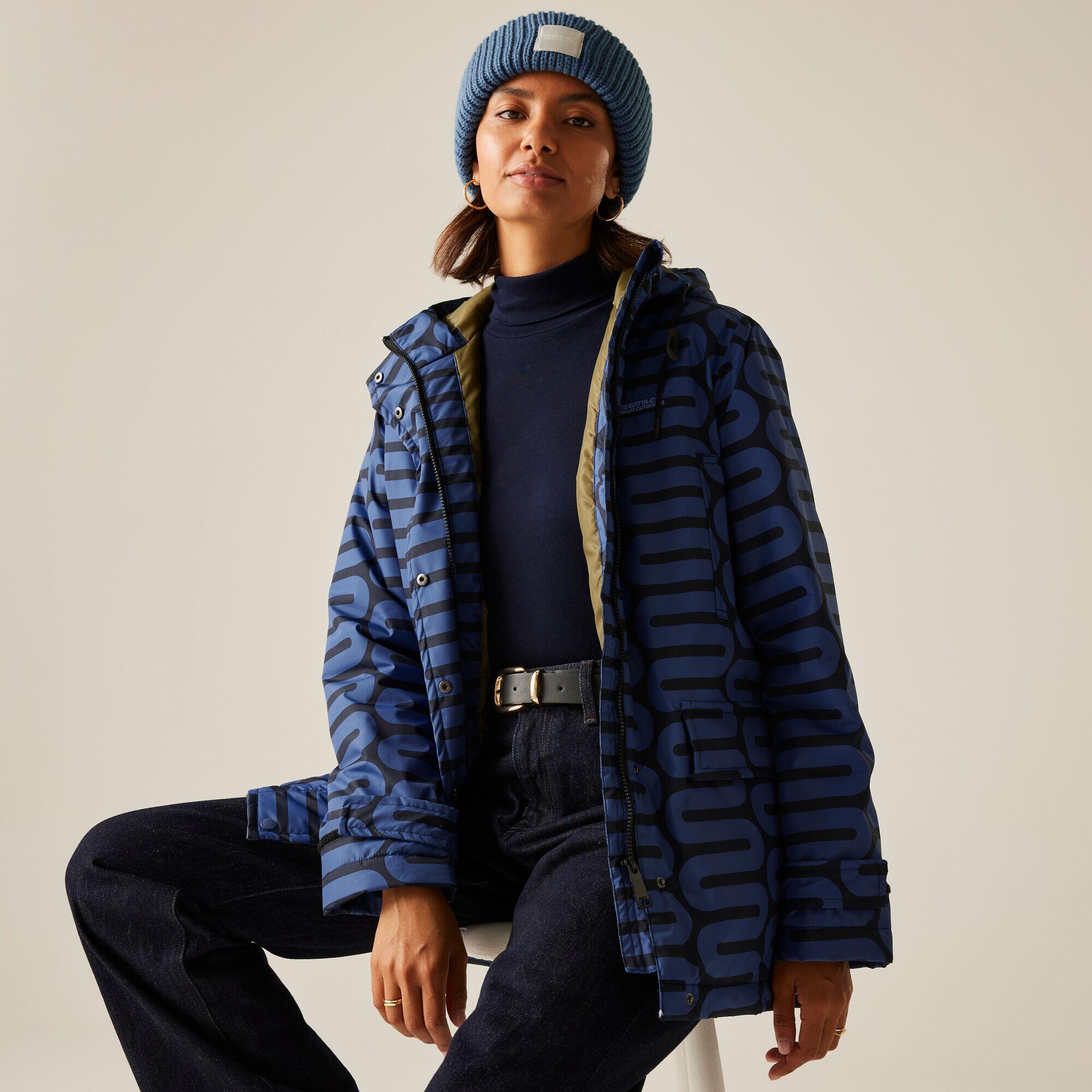 Veste mi-longue Orla à capuche, respirante, imperméable et isolée pour femme 6/7