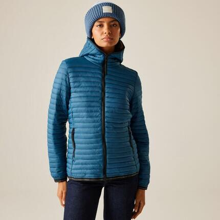 Rigain Isolierte Kapuzen-Steppjacke für Damen