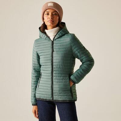 Giacca isolante trapuntata con cappuccio da uomo Rigain