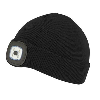 Beanie muts met oplaadbare lamp voor kinderen