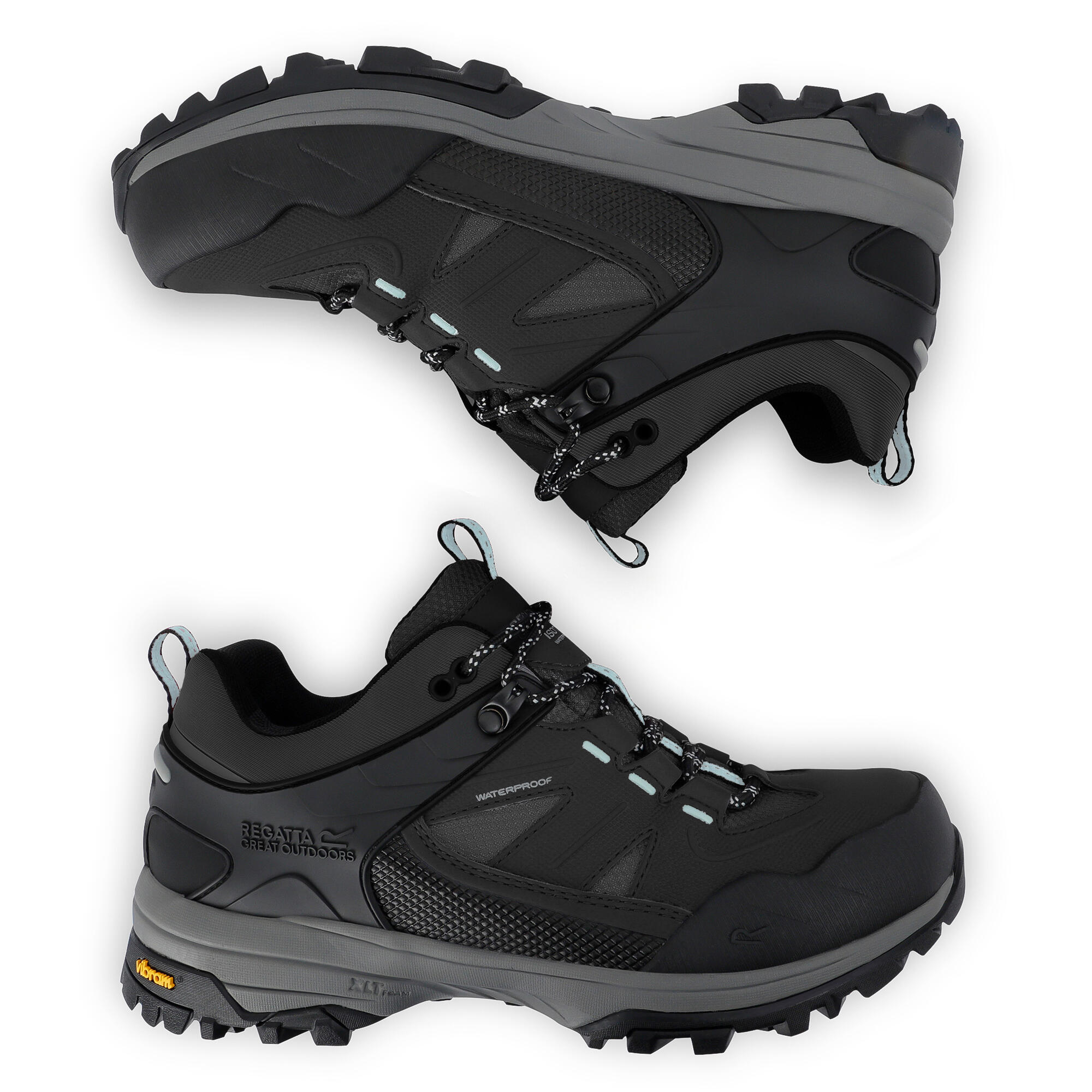 Zapatillas bajas de senderismo impermeables y transpirables Regen para mujer 2/7