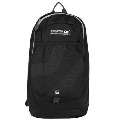15 liter beddenbank ii rugzak (zwart/licht staal)