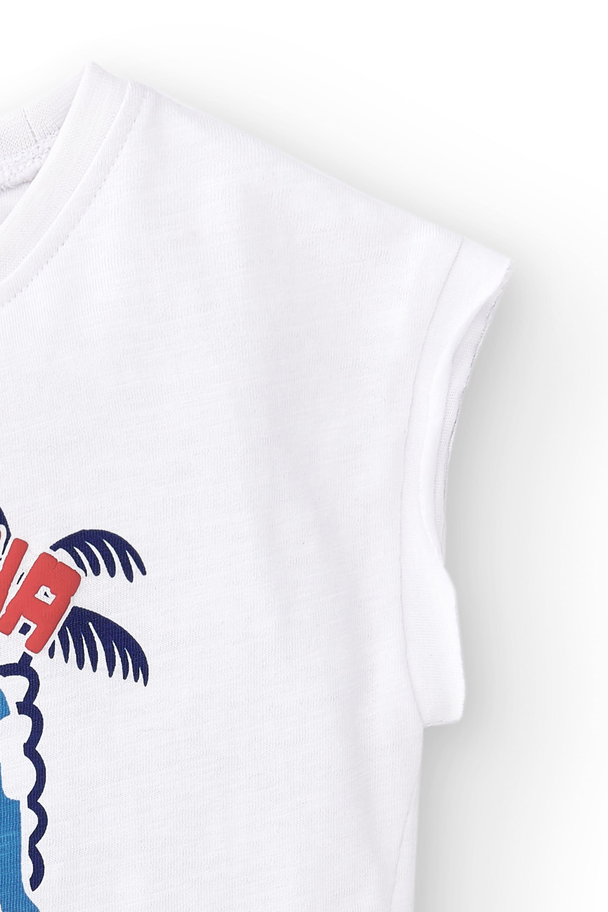 Camiseta de bebé niño color blanco 4/5