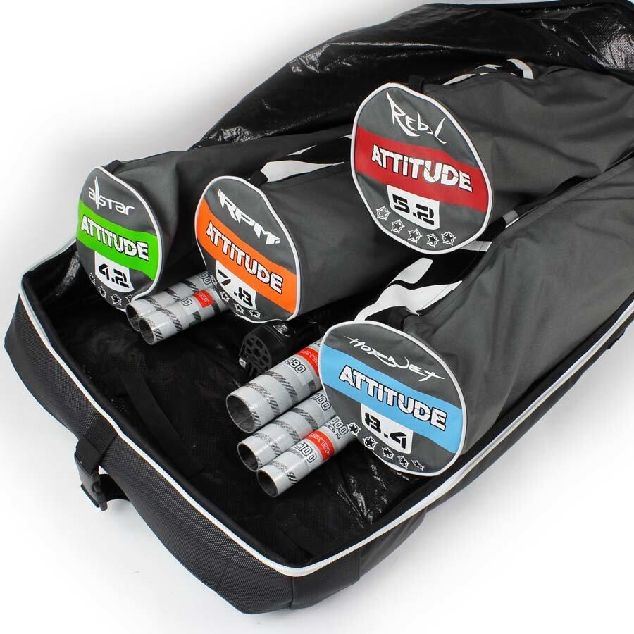 Pokrowiec na deskę windsurfingową UNIFIBER Blackline Roofrack Quiverbag 2/7