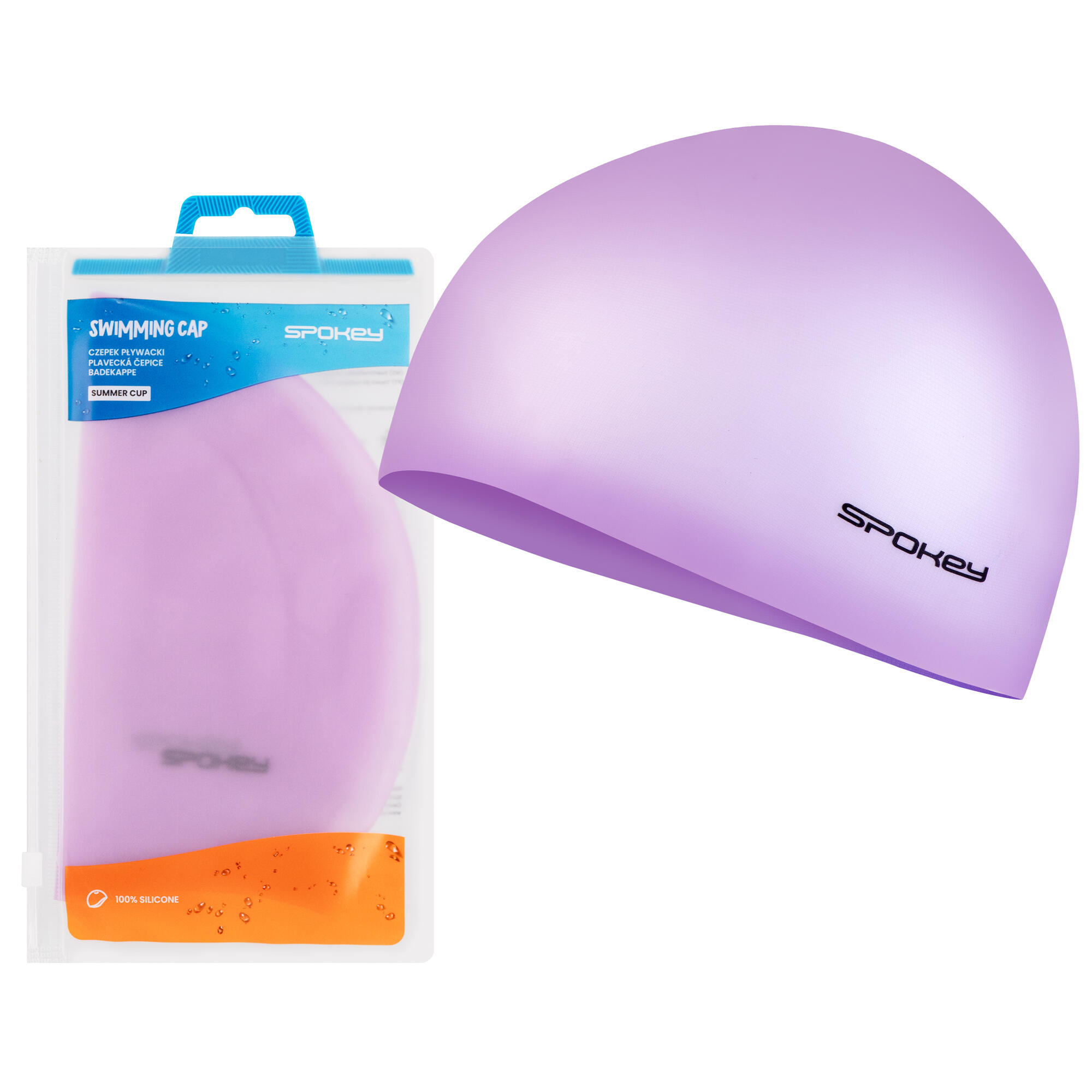 Silikonowy czepek pływacki Spokey Summer Cap 3/3