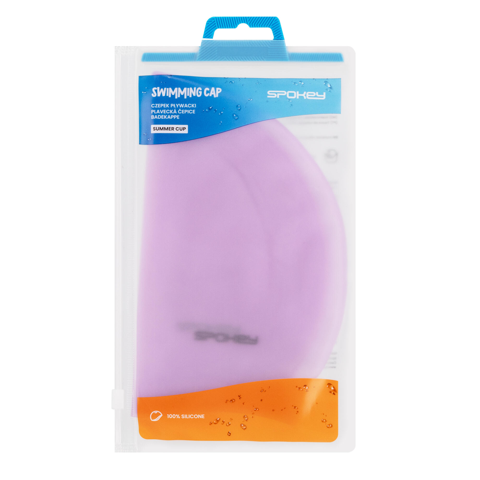 Silikonowy czepek pływacki Spokey Summer Cap 2/3