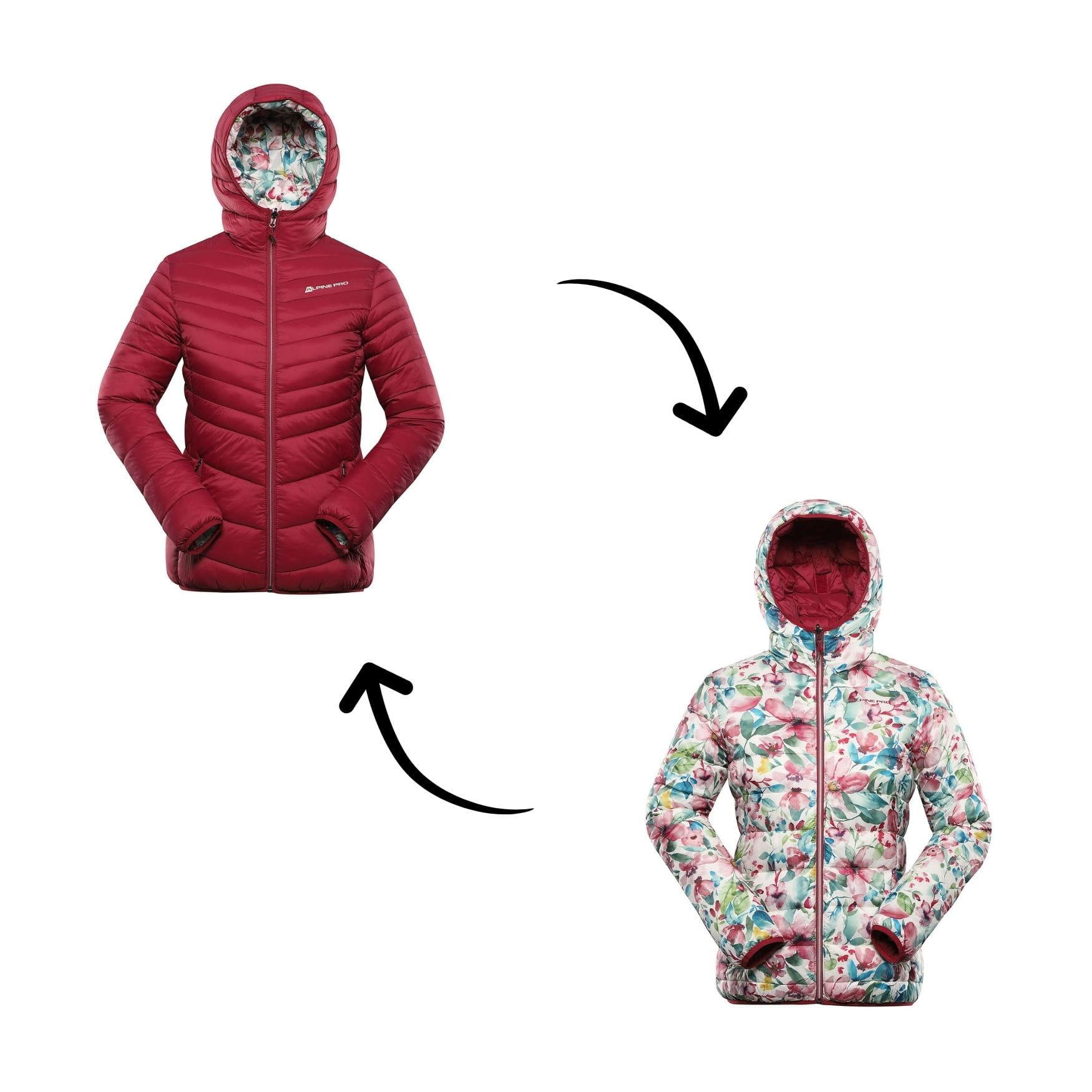 ALPINE PRO Jaqueta Reversível Hi-Therm Feminina Alpine Pro Eroma - M