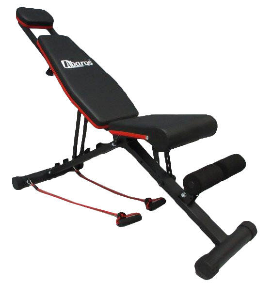 Składana ławeczka treningowa skośna łamana LW-210 ABARQS 5/5