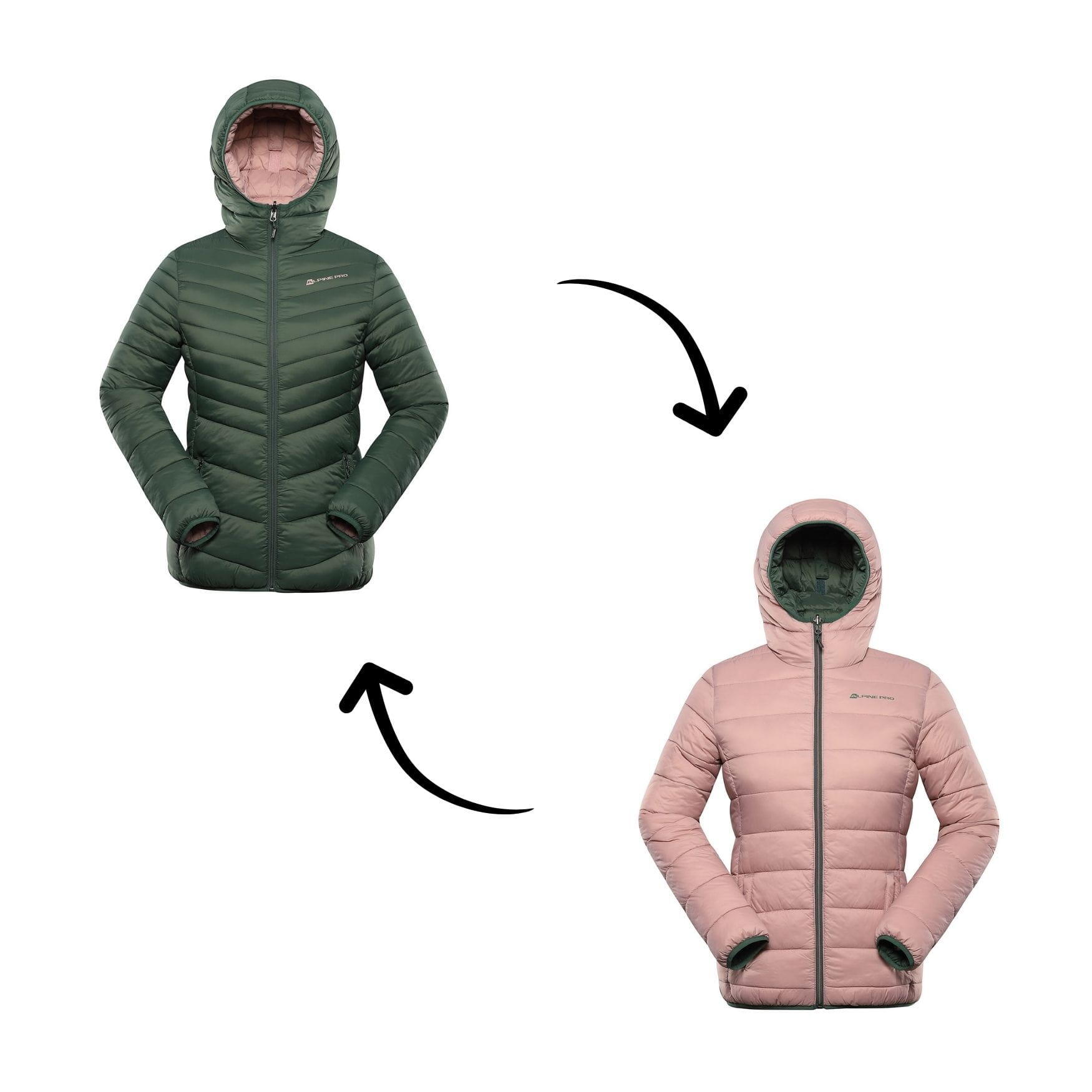 Damska kurtka ocieplana dwustronna Alpine Pro Eroma