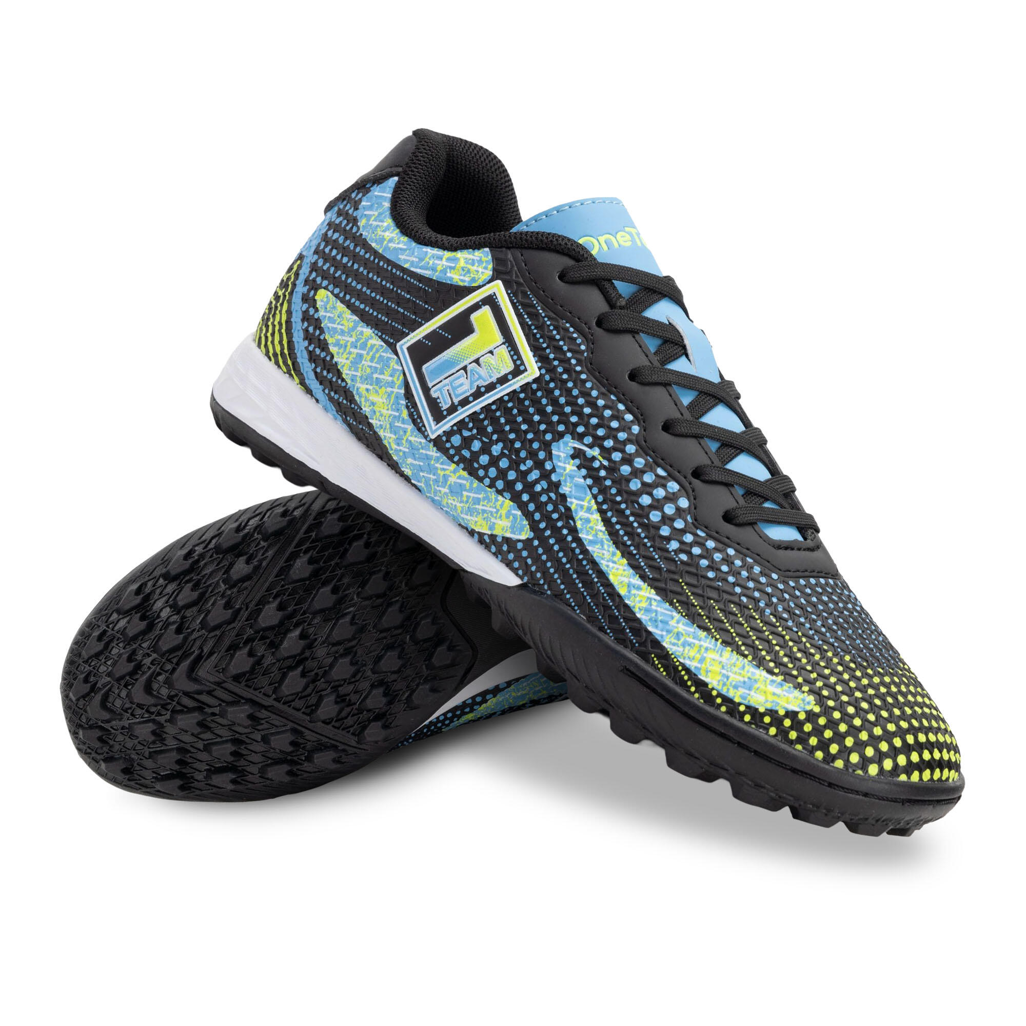 Oneteam - Chaussures De Football Pour Enfants Oneteam Robero Teen Tf - Chaussures À Crampons - Noir - 37 - Decathlon