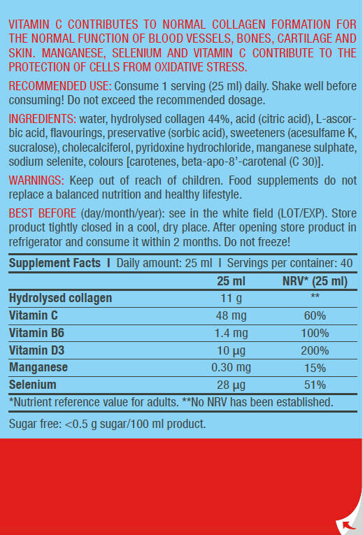 Collagène - Collagen Liquid - Fruits Tropicaux 1000ml 3/6