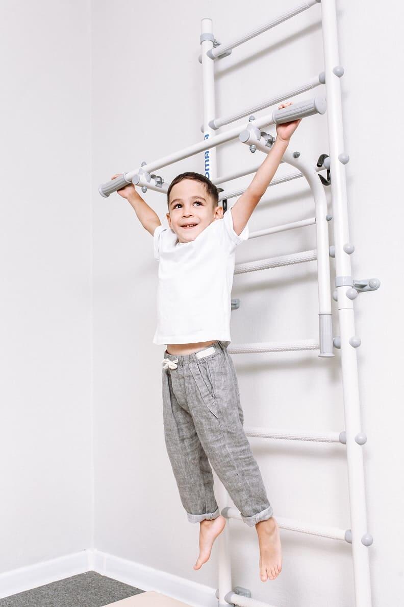 Unisex Sport 2-in-1 Klimmzugstange & Dip-Barren Next Basic Gelb 2/7