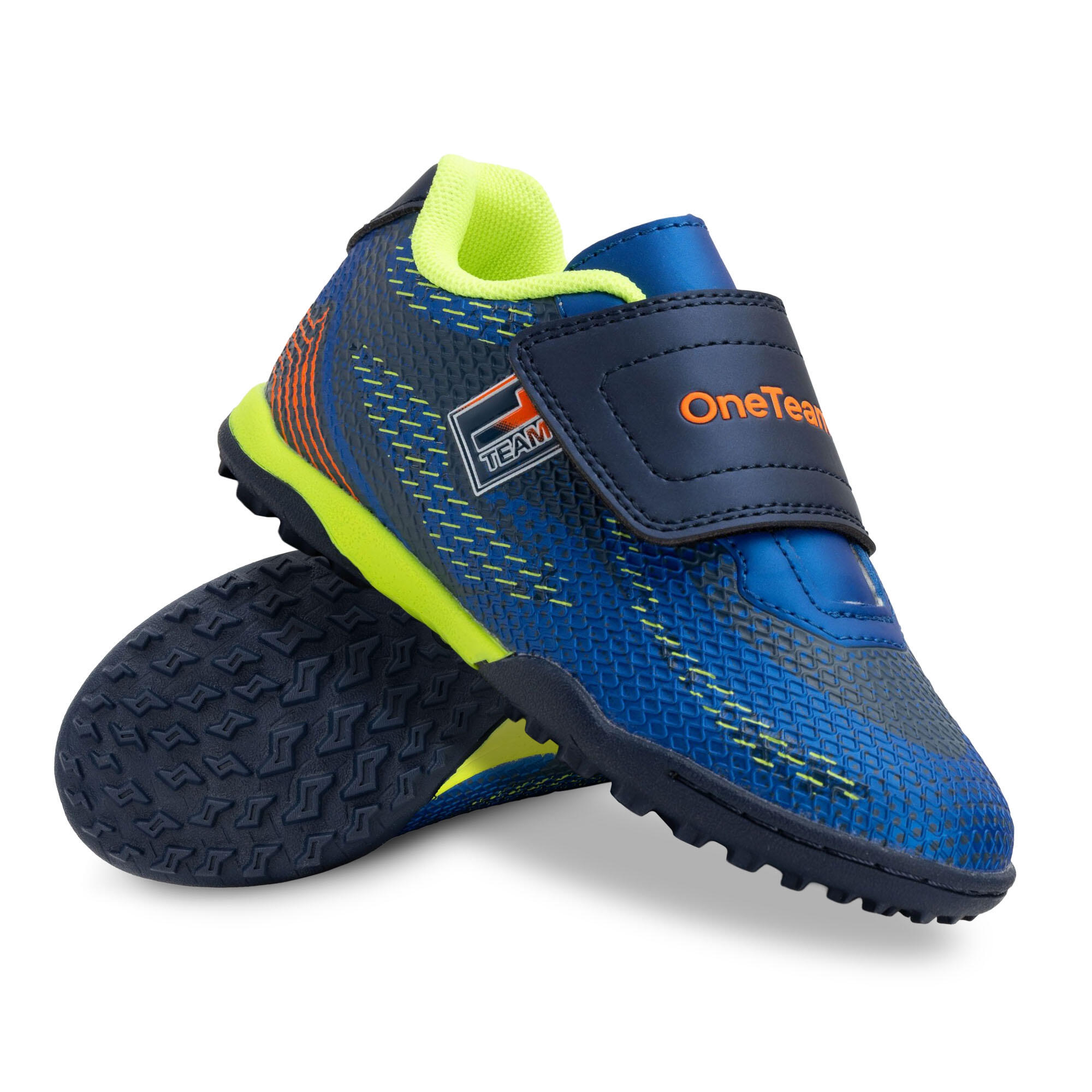 Oneteam - Chaussures De Football Pour Enfants Oneteam Robero Junior Tf - Chaussures À Crampons - Bleu - 30 - Decathlon