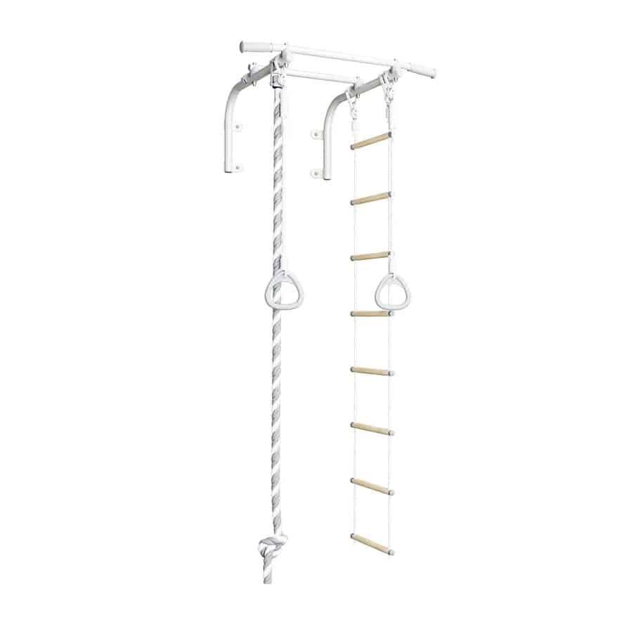 MAŁPISZON Nástěnná hrazda s gymnastickým příslušenstvím pro děti