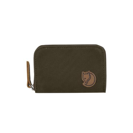 Portfel Fjallraven Zip Card Holder - dark olive
