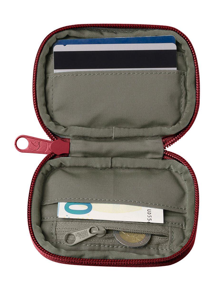 Cartera Roja Fjallraven Kånken Card Wallet Ox Red Práctica Y Funcional 2/4