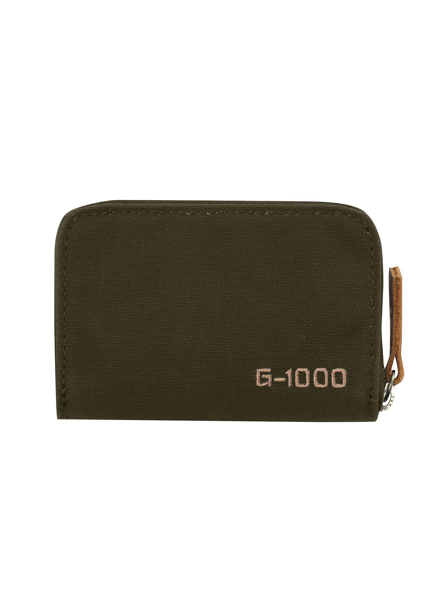 Portfel Fjallraven Zip Card Holder - dark olive 3/4