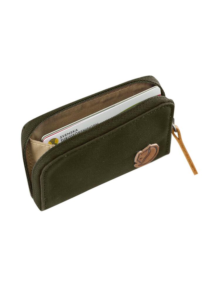 Portfel Fjallraven Zip Card Holder - dark olive