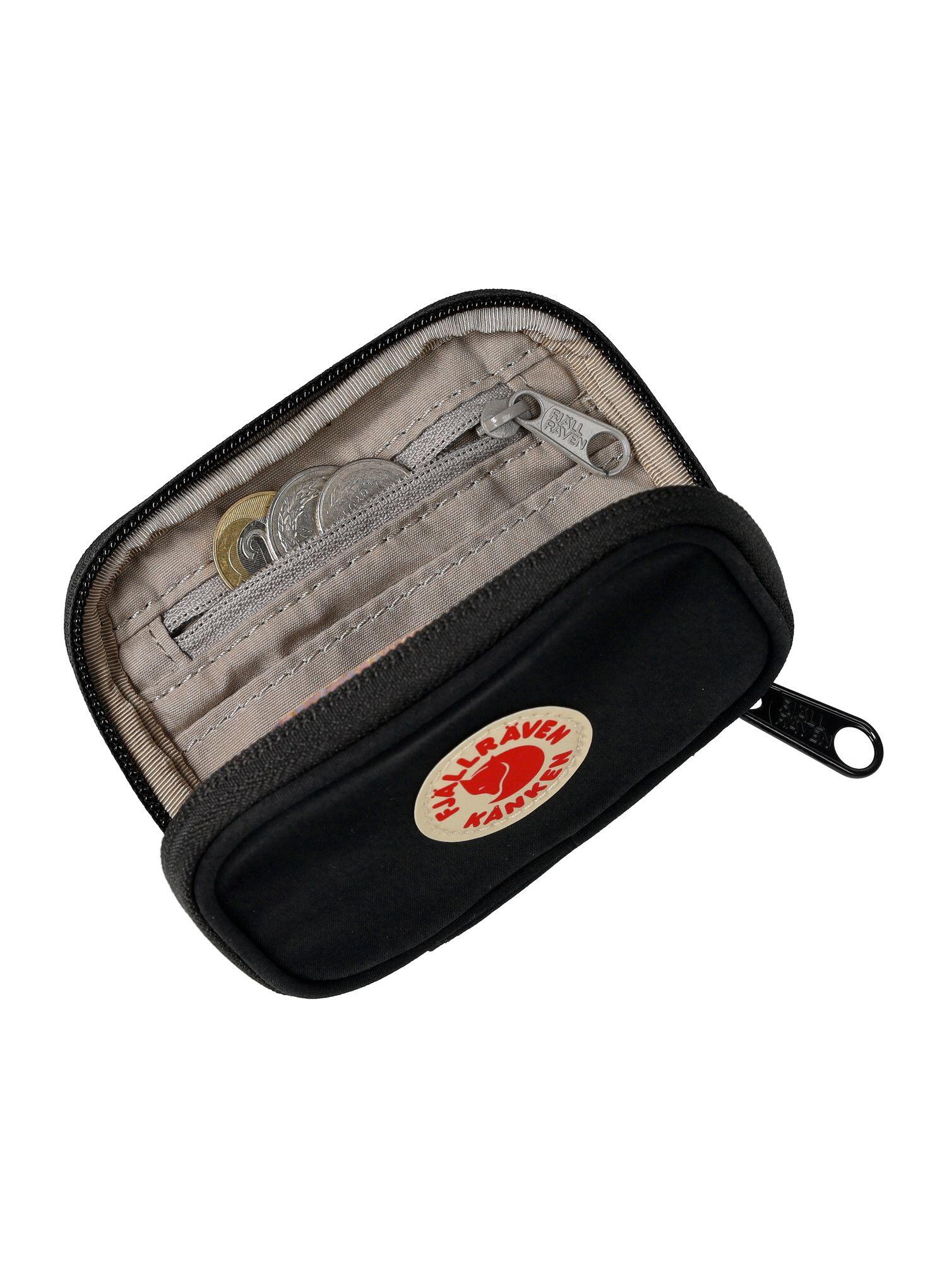 Cartera Negra Fjallraven Kånken Card Wallet Black Práctica Y Funcional 5/7