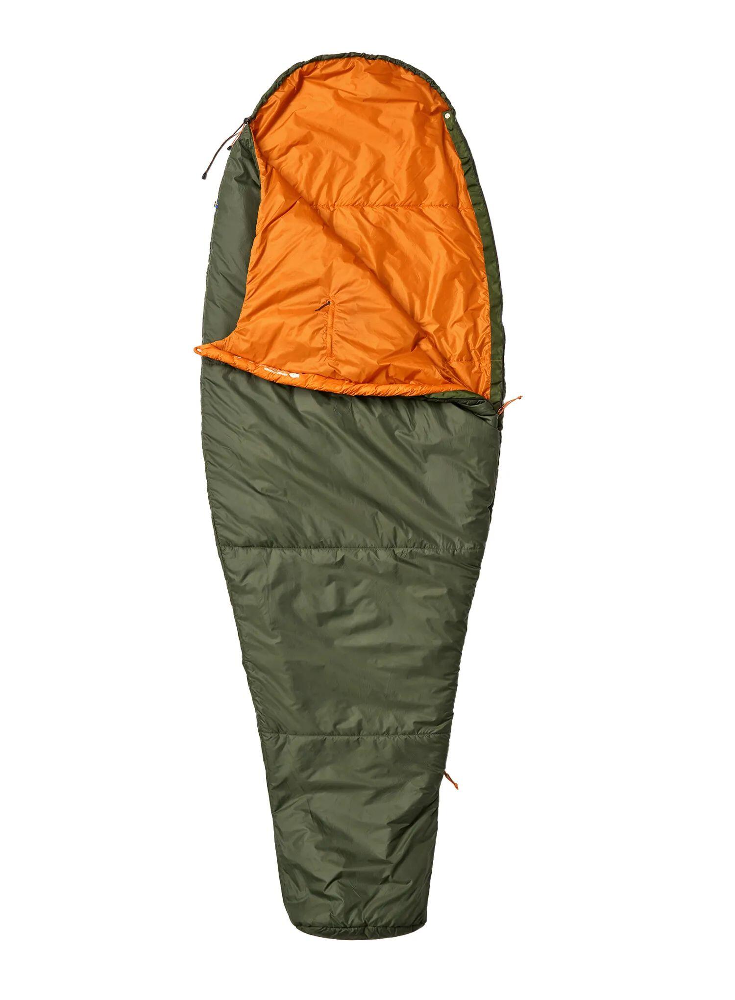 Saco de Dormir Verde Fjallraven Abisko Summer Olive Cómodo y Cálido 2/7