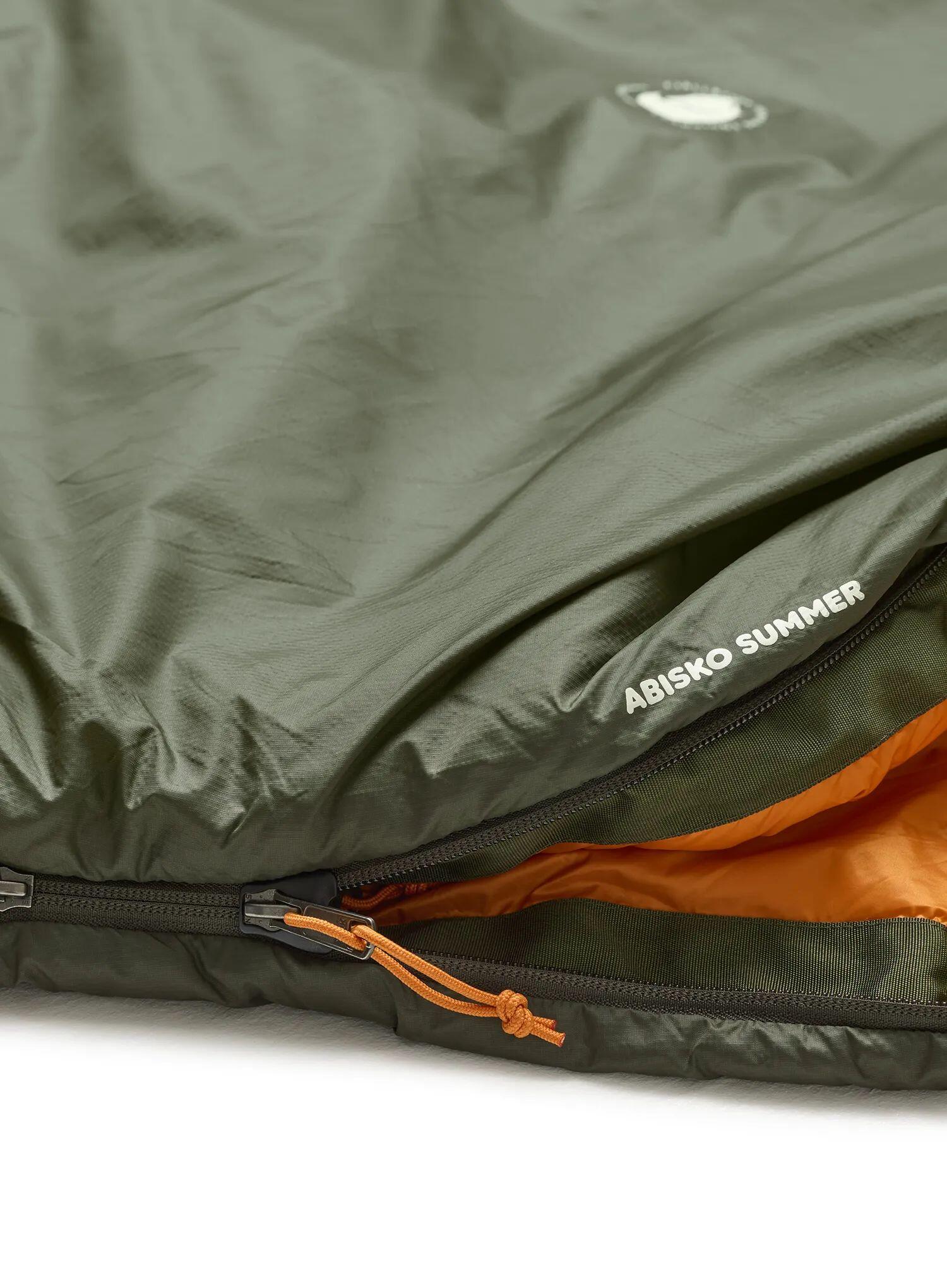 Saco de Dormir Verde Fjallraven Abisko Summer Olive Cómodo y Cálido 6/7
