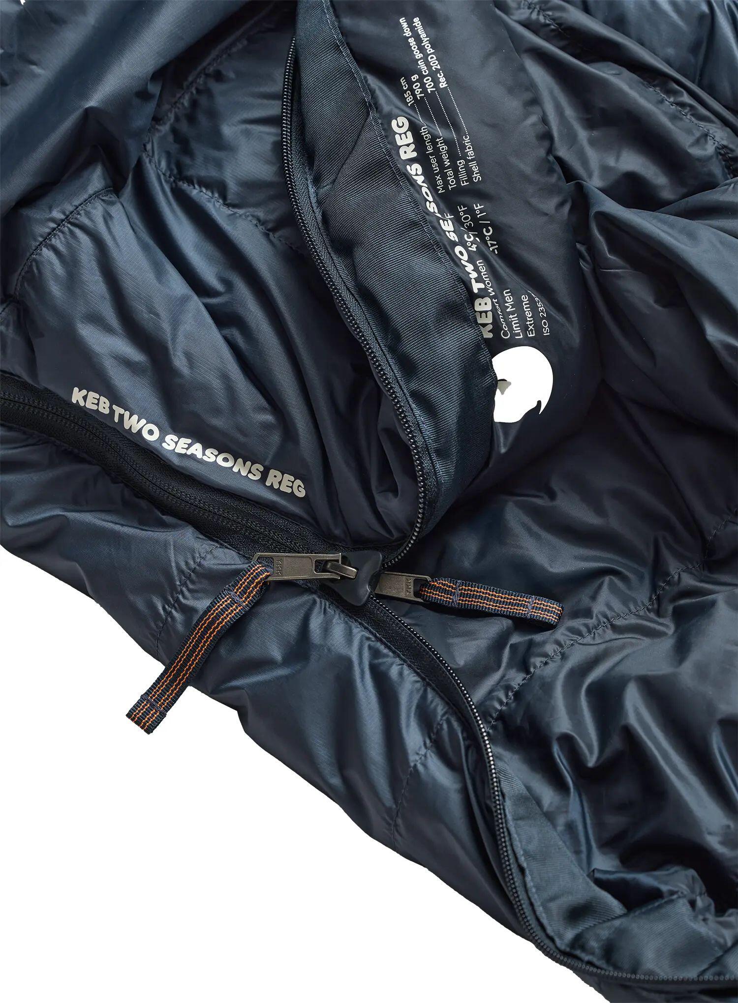 Śpiwór puchowy damski Fjallraven Keb Two Seasons (175 cm) - navy 5/7