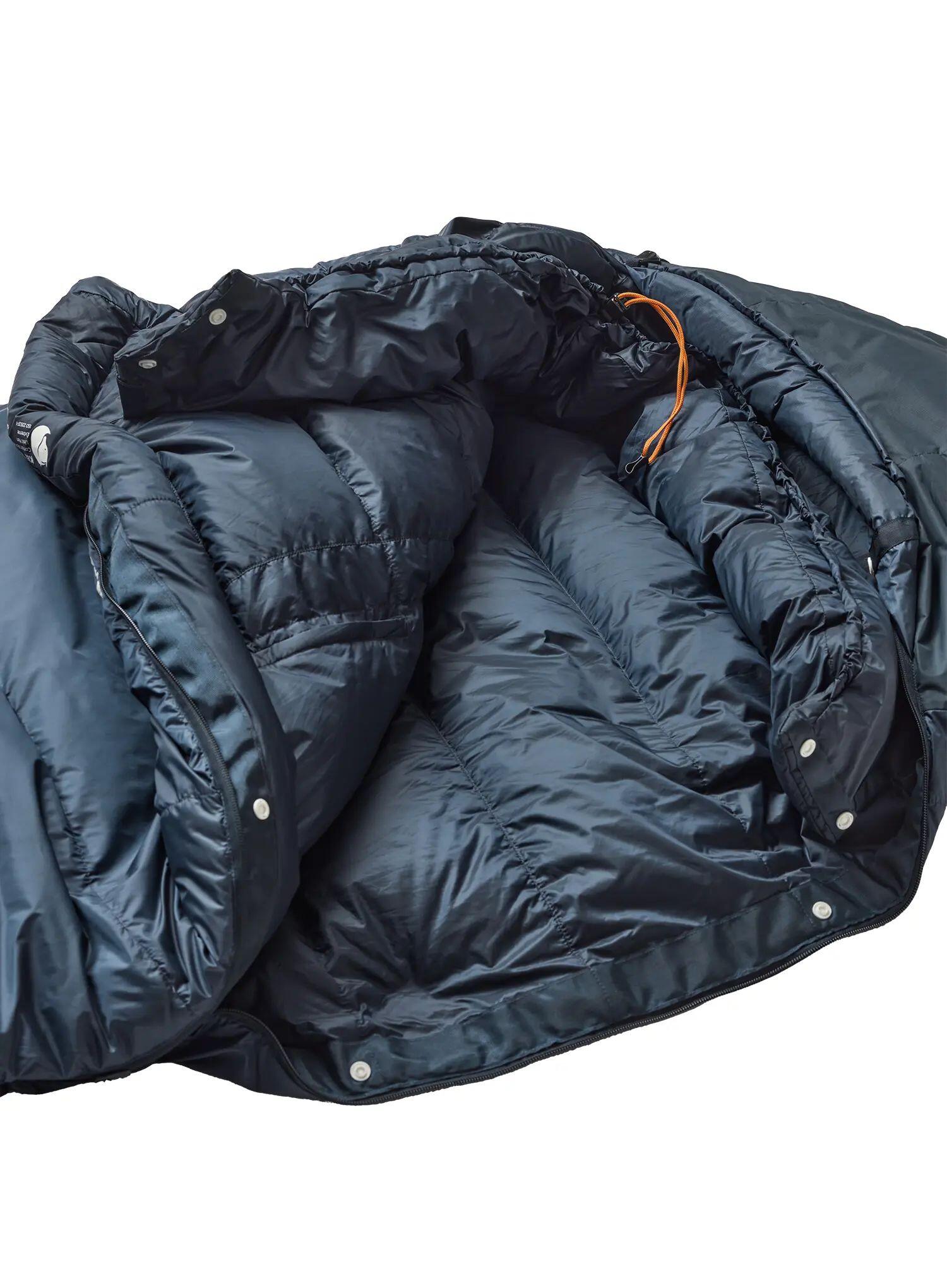 Śpiwór puchowy Fjallraven Keb Three Seasons Regular (185 cm) - navy 3/7