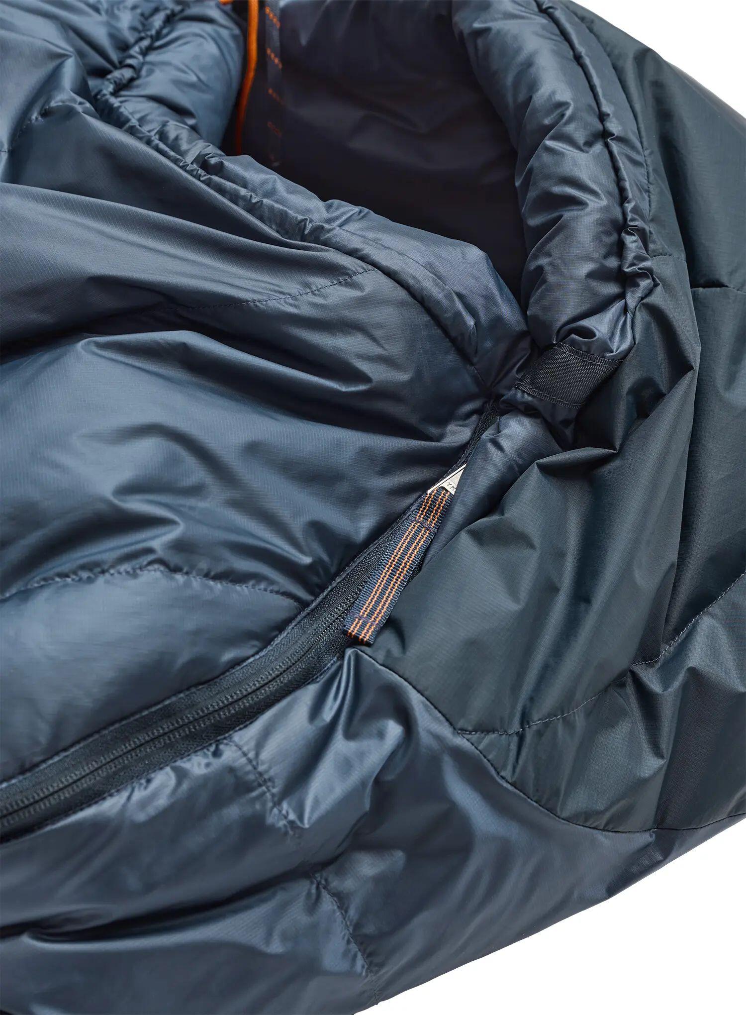 Śpiwór puchowy Fjallraven Keb Three Seasons Regular (185 cm) - navy 5/7