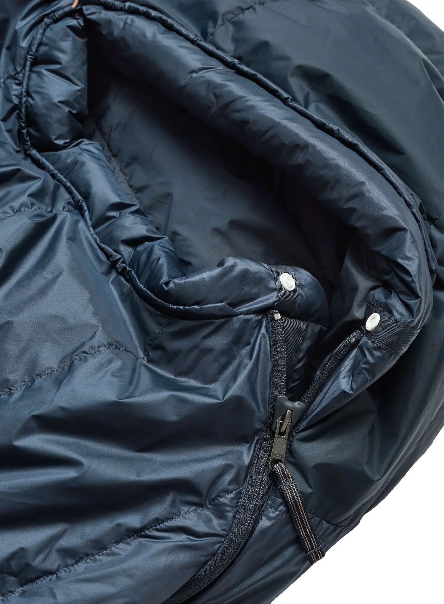 Śpiwór puchowy Fjallraven Keb Two Seasons Regular (185 cm) - navy 4/7