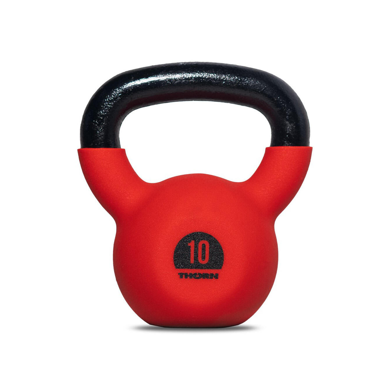 Odważnik Kettlebell gumowany 10 kg 1/3