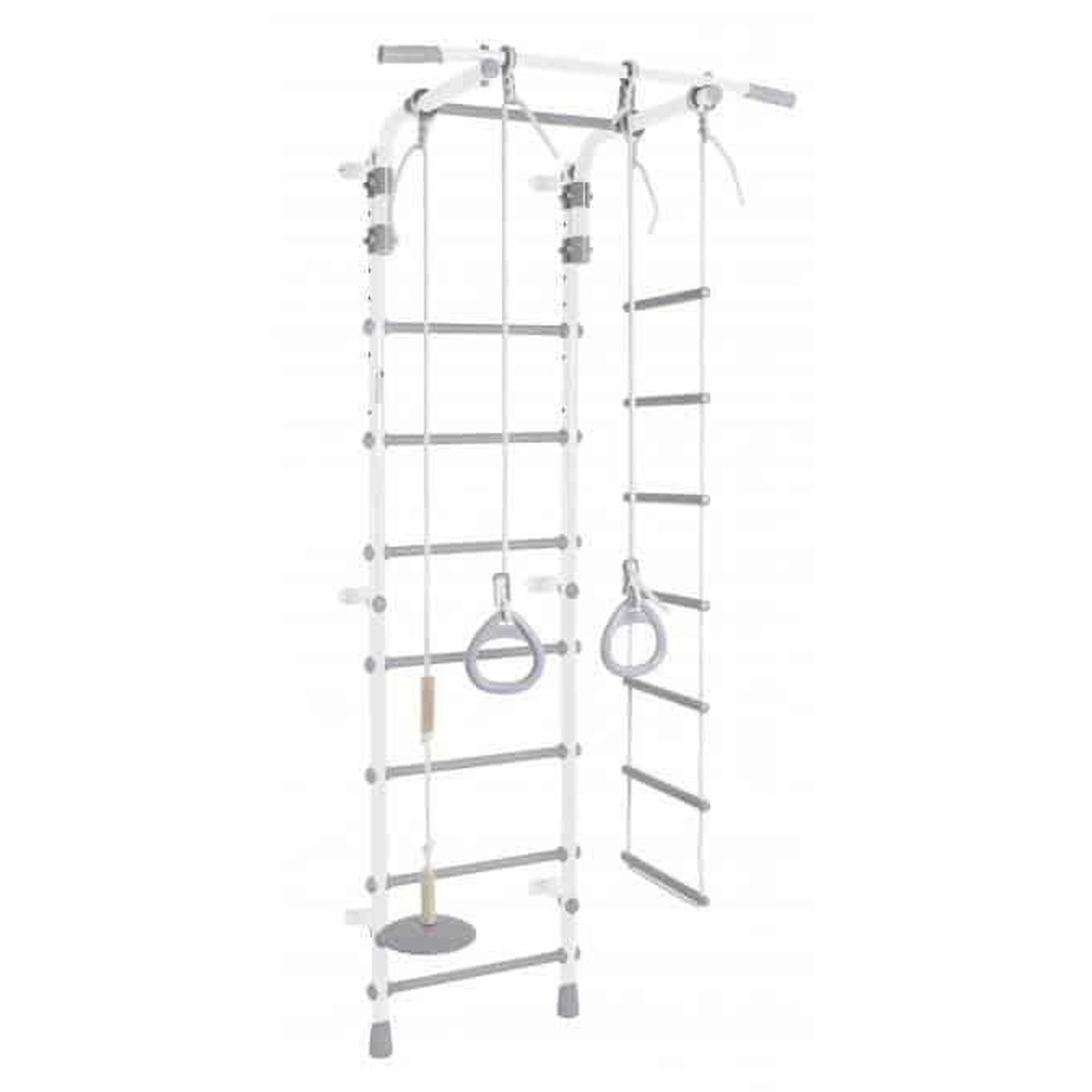 Copii Fitness Spalier Gimnastică Scară Suedeză Gamma Pastel 2 Alb Metal