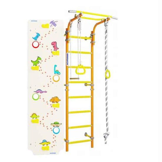 Spalliera Next 1 + Parete da arrampicata Dino