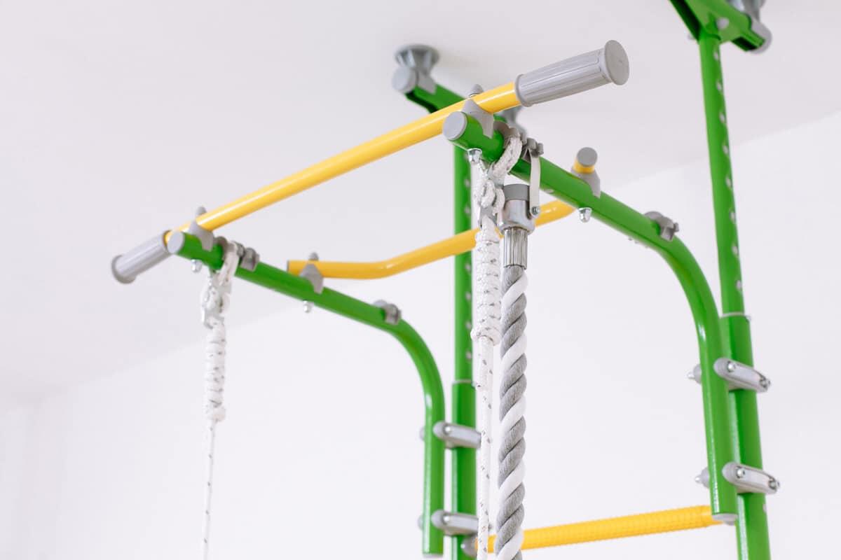 Gymnastikleiter Jupiter 3 - weiß 3/6