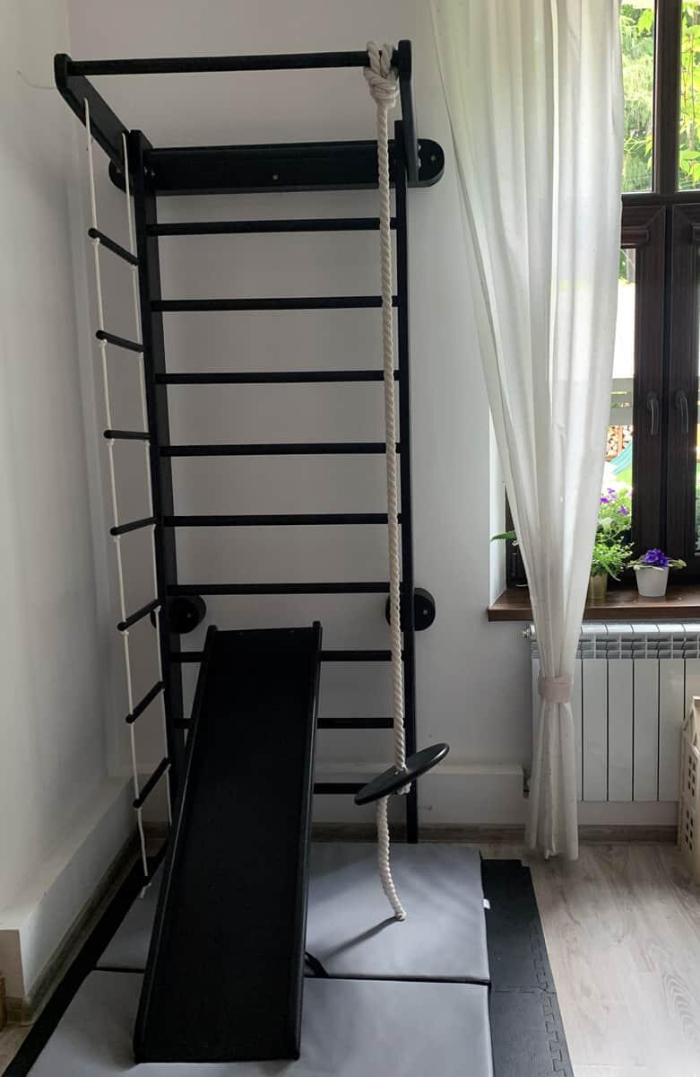 Drabinka gimnastyczna Małpiszon Black-Wood 3/3