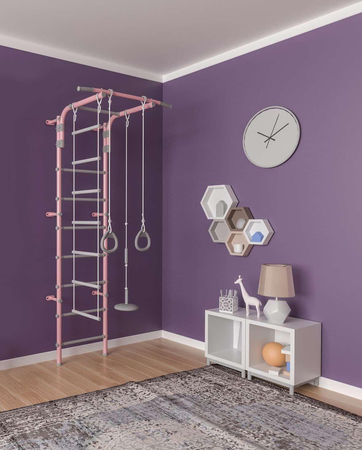Échelle de gymnastique Gamma Pastel 2 - rose 2/7