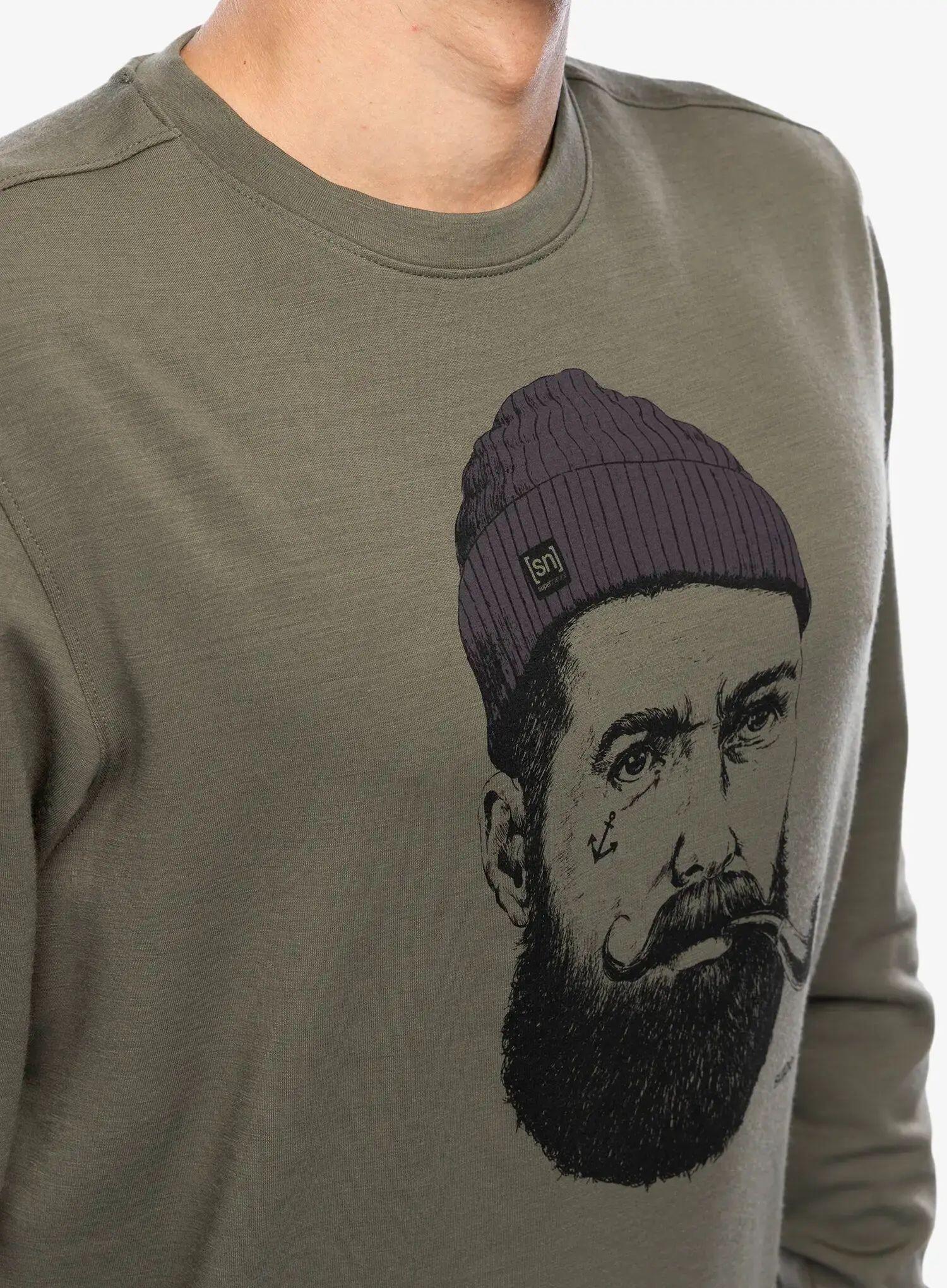 Bluza bez kaptura męska Super.natural Sn Sailor Crew 5/5