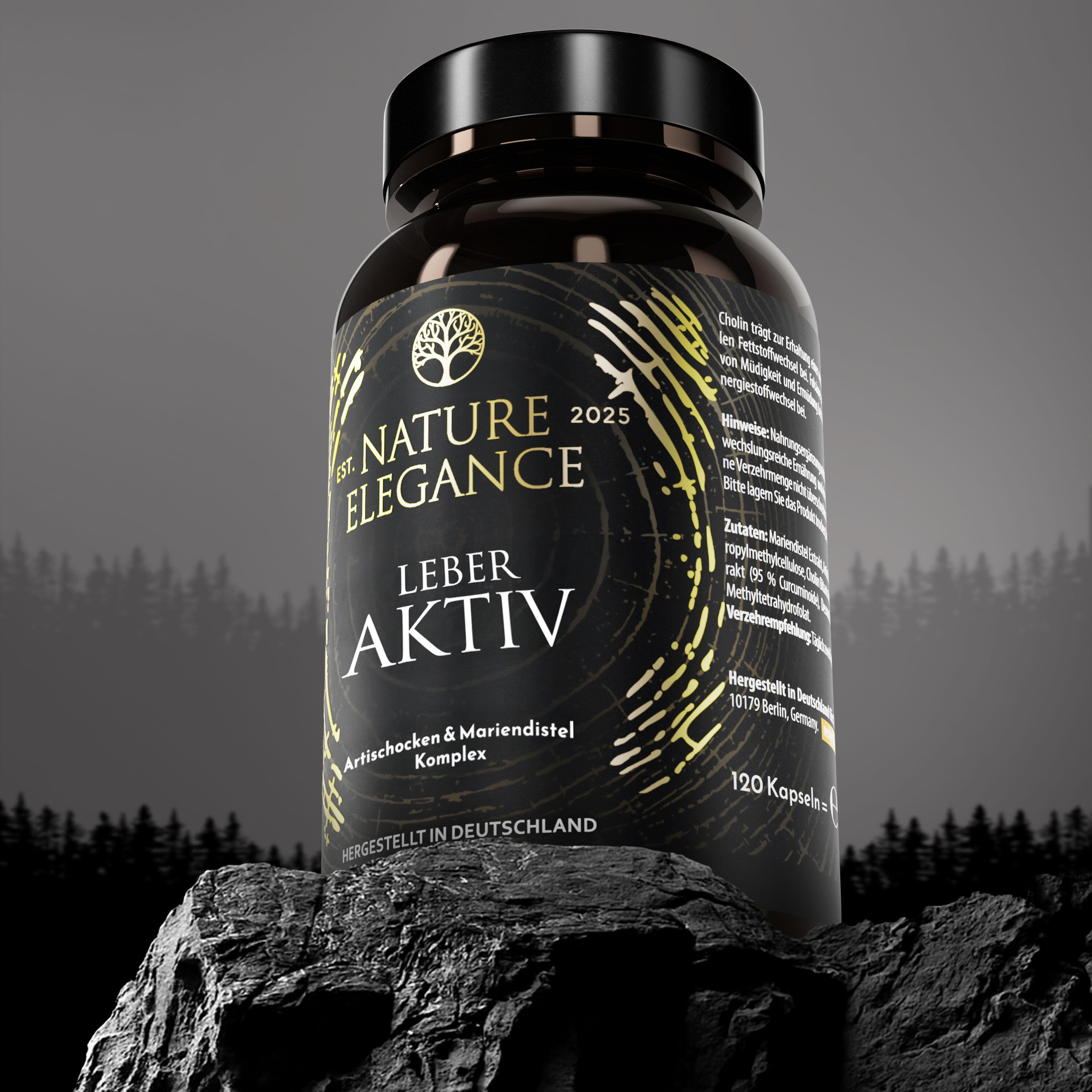 Nature Elegance Leber Komplex – Hochdosierte Detox-Kur für Leber & Abnehmen 3/7