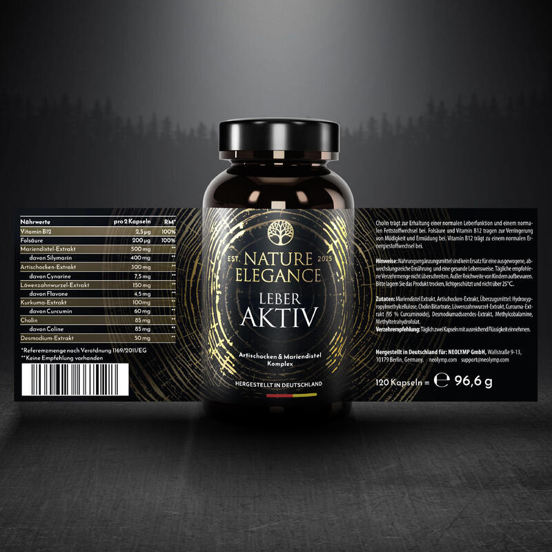 Nature Elegance Komplex – účinná detoxikační kúra pro játra a podporu hubnutí
