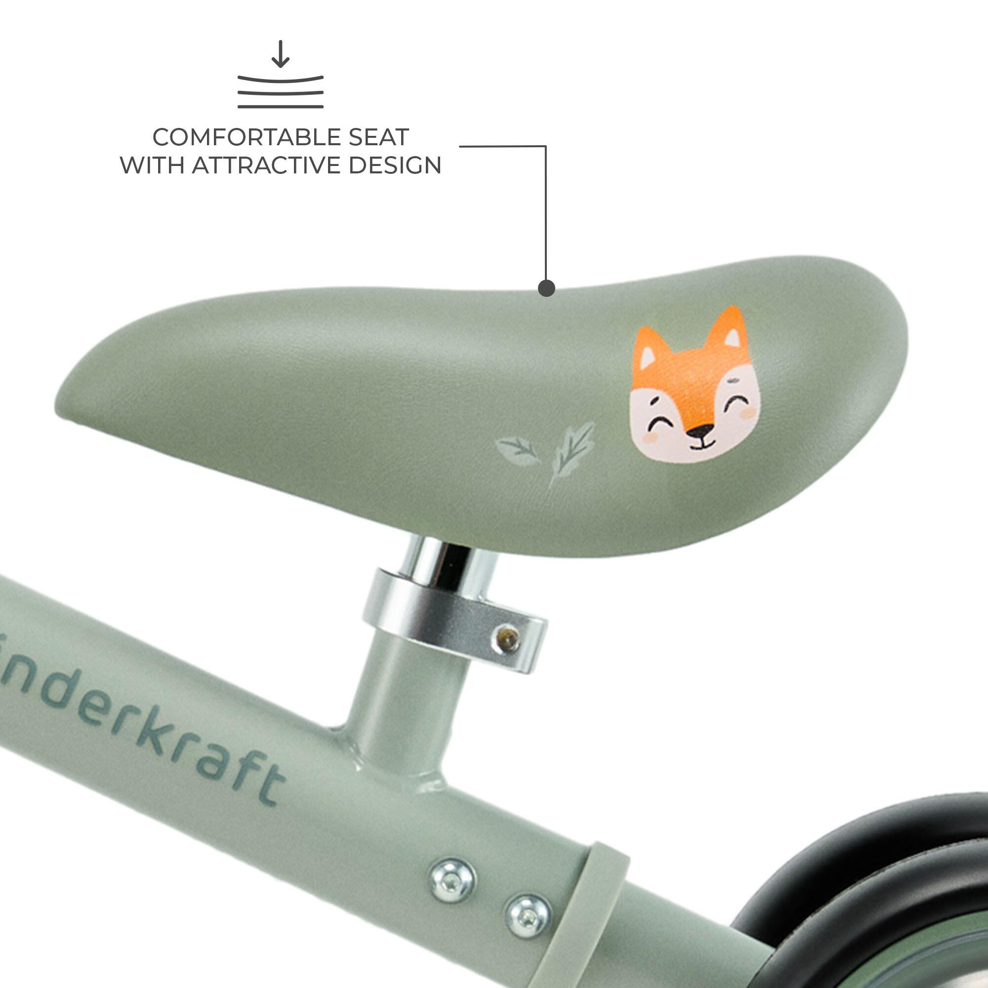 Bicicleta equilíbrio - Sem pedais - Cutie Flash - Verde 4/10