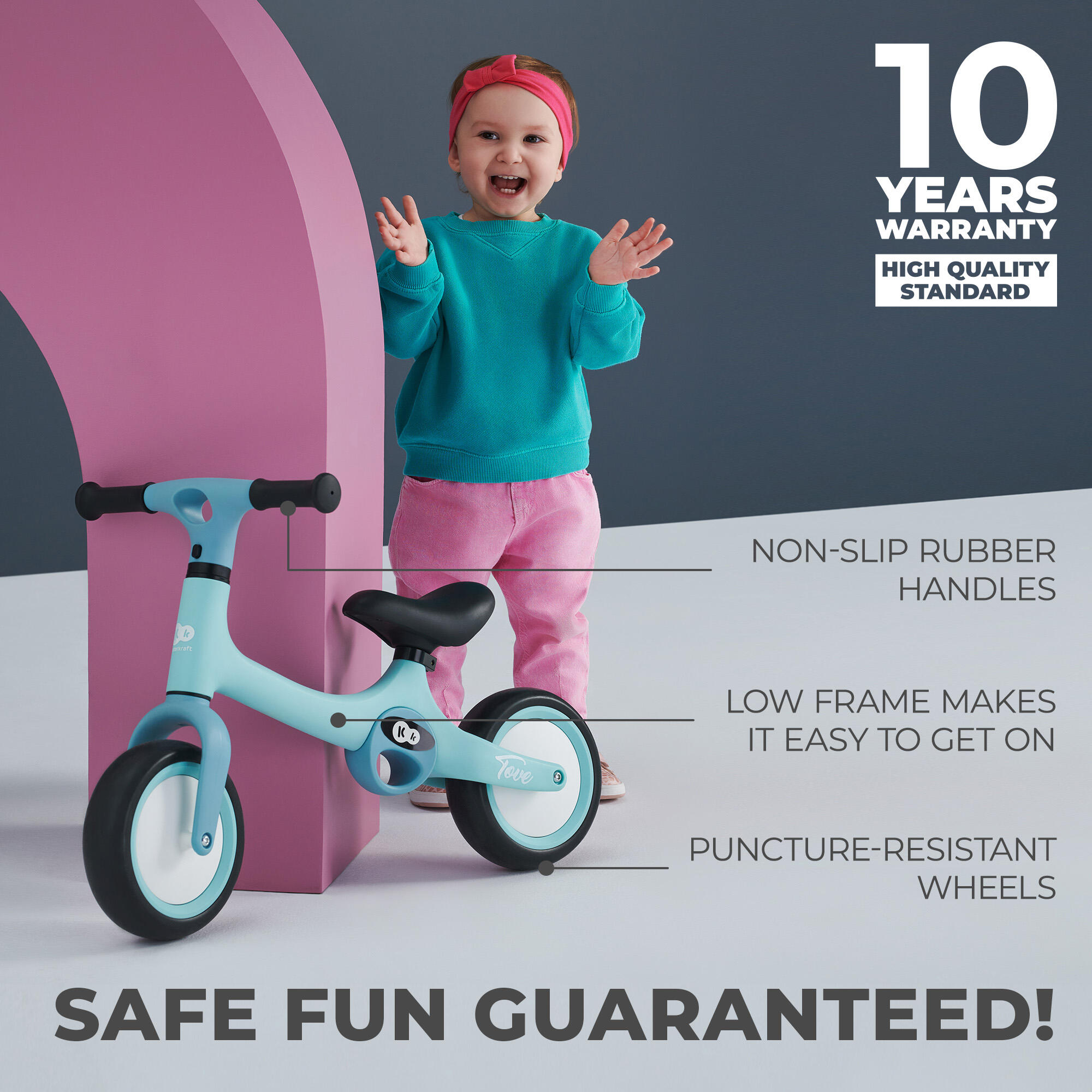 Kinderkraft Tove bicicletta senza pedali 3/7