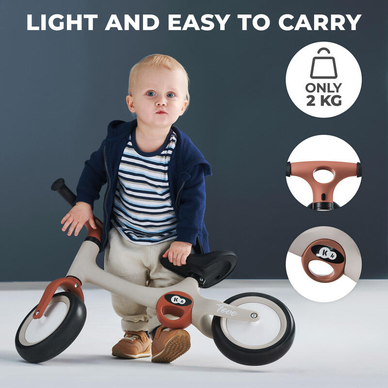 BICICLETA DE ECHILIBRU KINDERKRAFT TOVE, DESERT BEIGE
