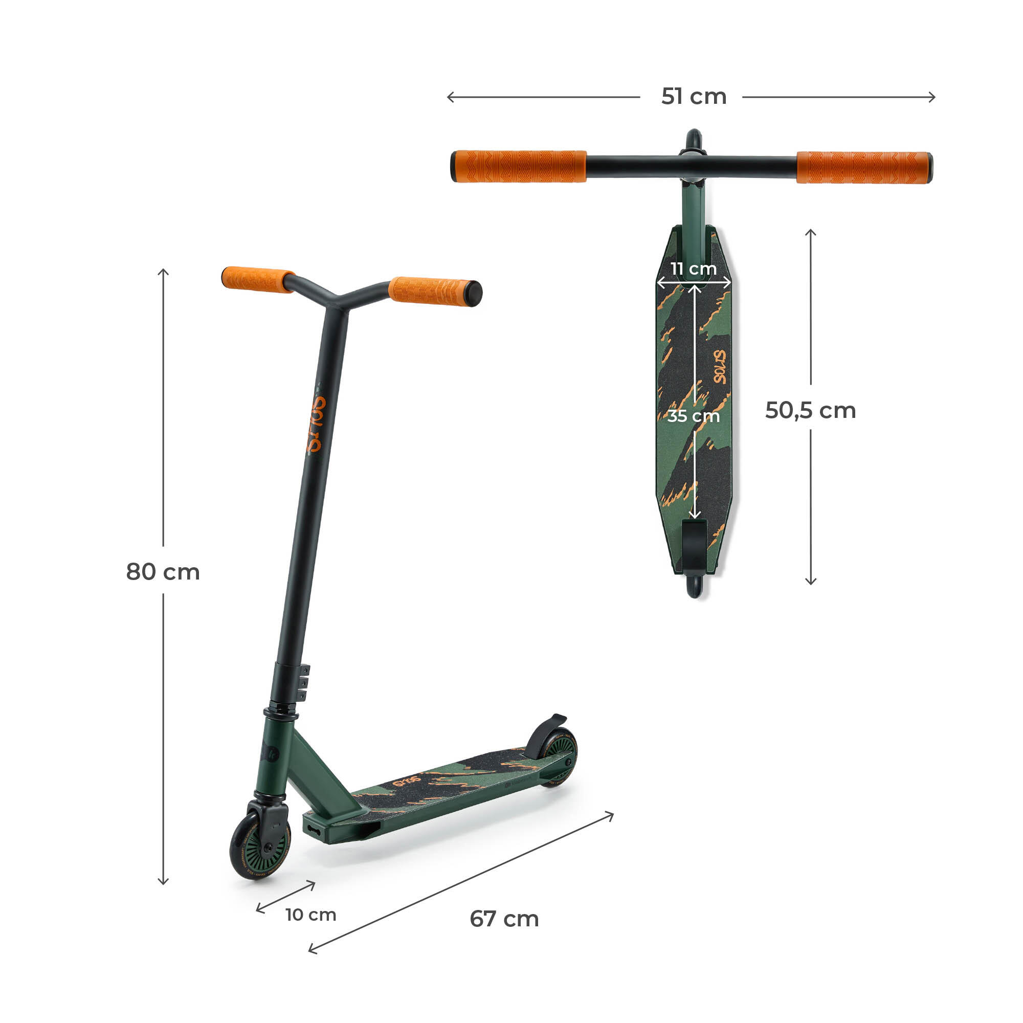 Trottinette Kinderkraft Solis Verte 7/7