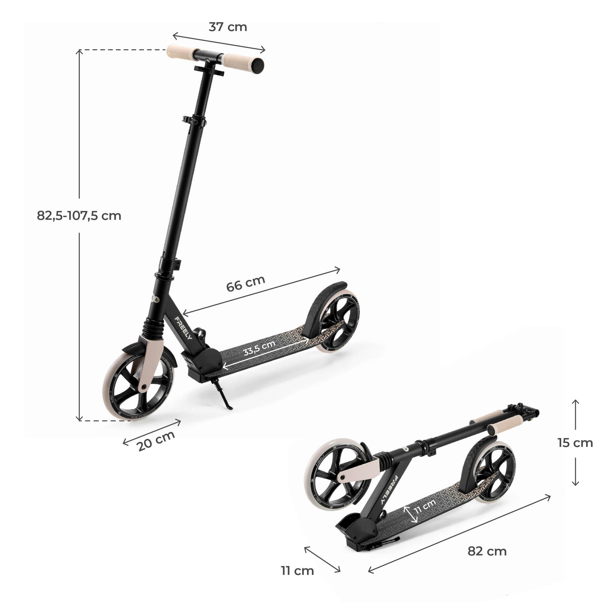 Scuter Kinderkraft FREELY BEJ 7/9