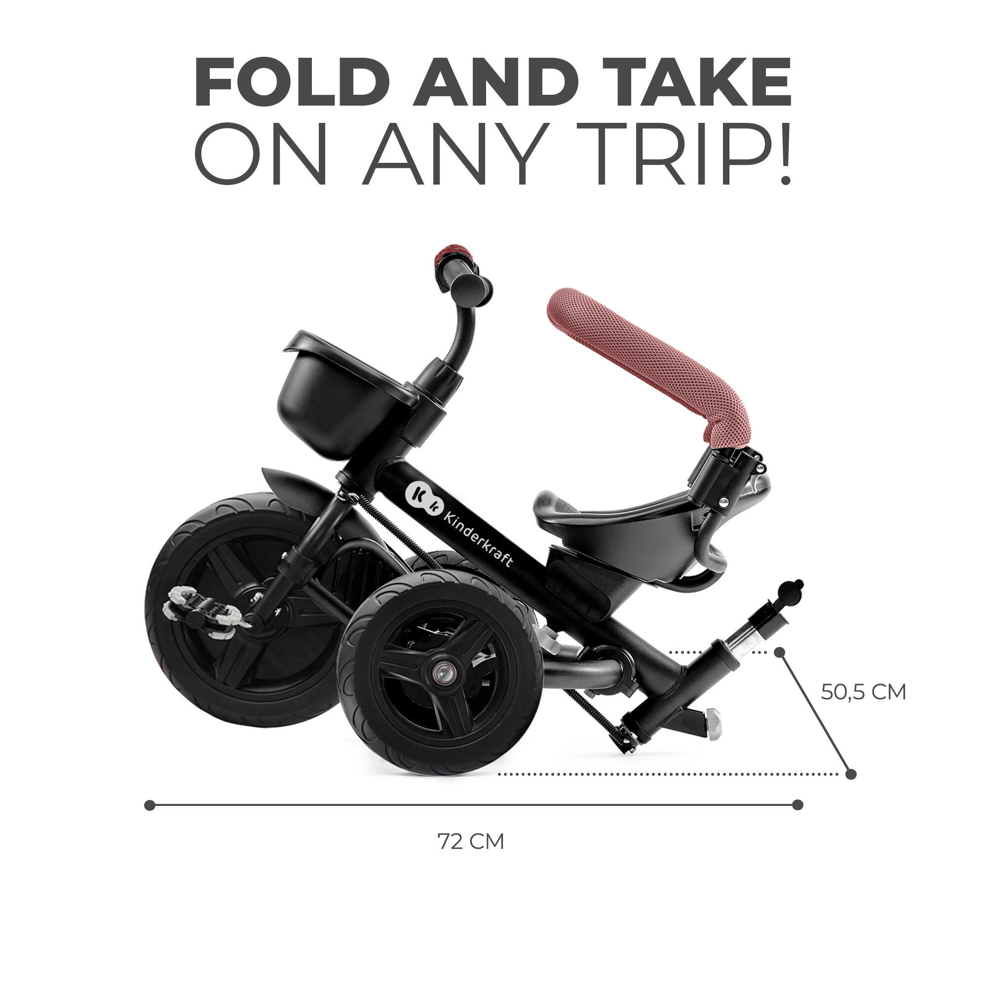 Triciclo Kinderkraft aveo Rose 3/7