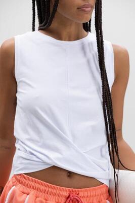 Hey Honey - Cropped Top White aus Bio-Baumwolle für Sport und Freizeit