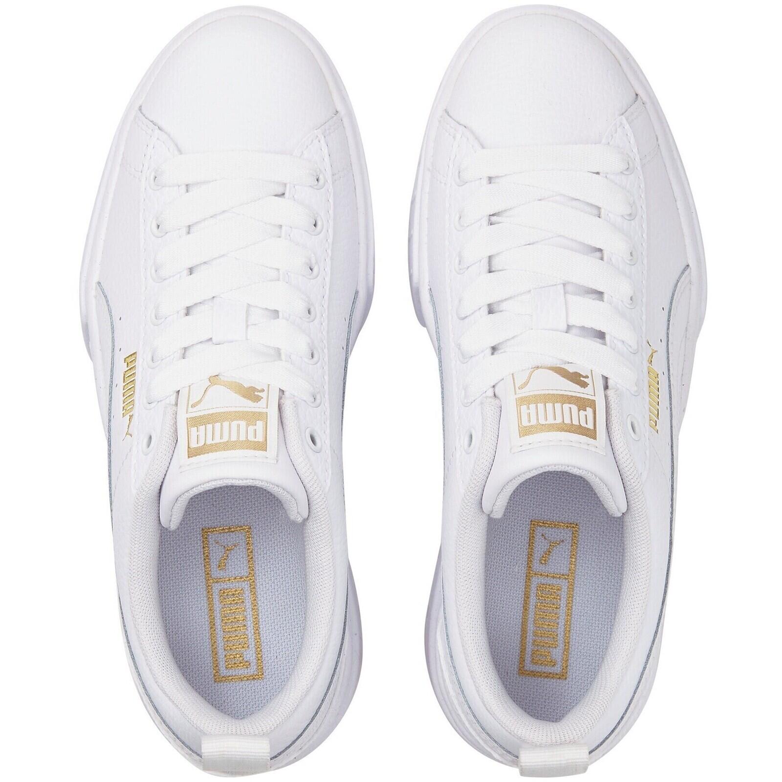 Calçado Puma Mayze Lth Jr, Branco, Unissex 2/7