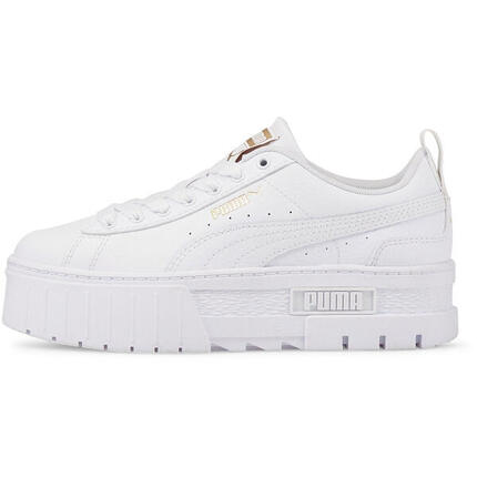 Zapatillas Puma Mayze Lth Jr, Blanco, Unisexo