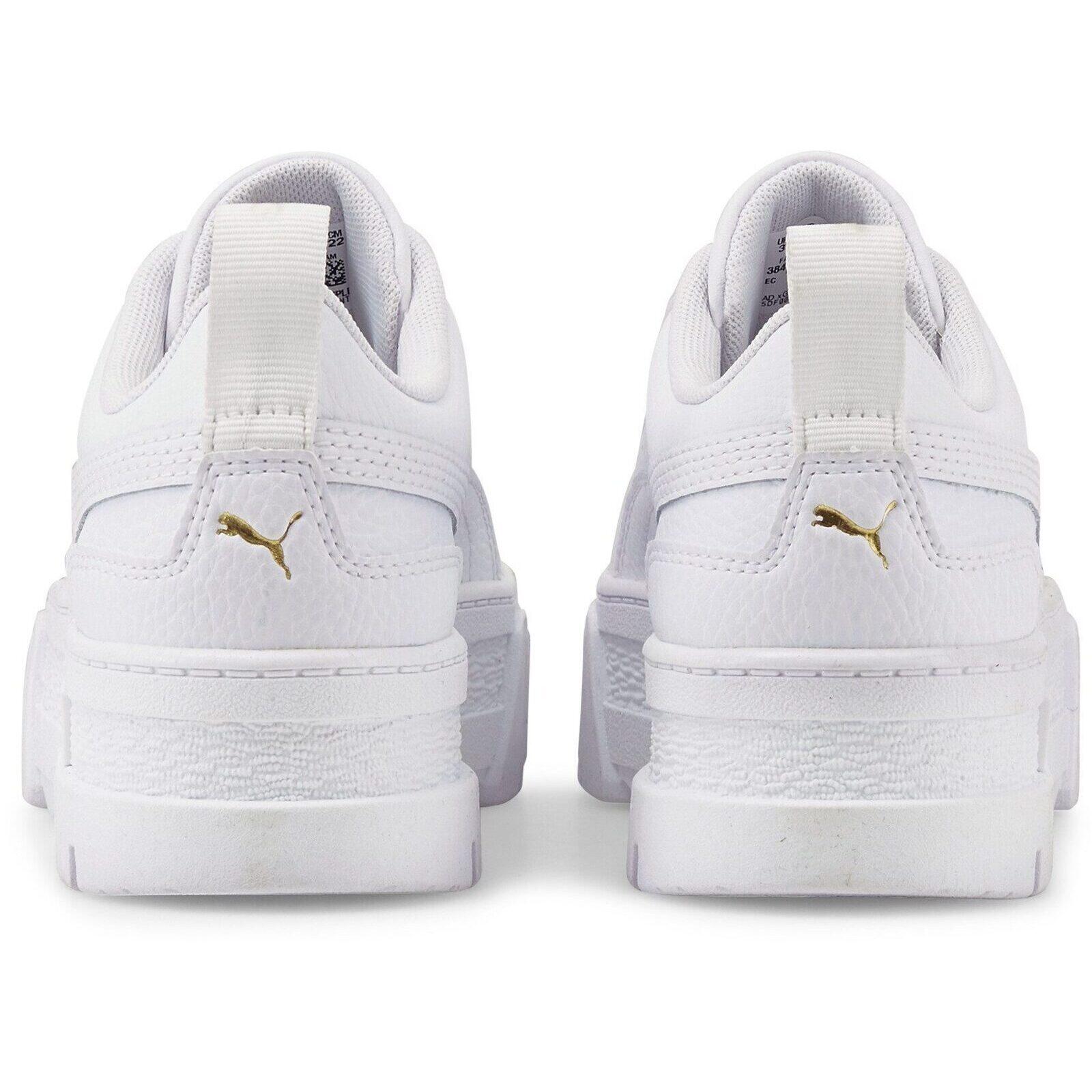 Calçado Puma Mayze Lth Jr, Branco, Unissex 4/7